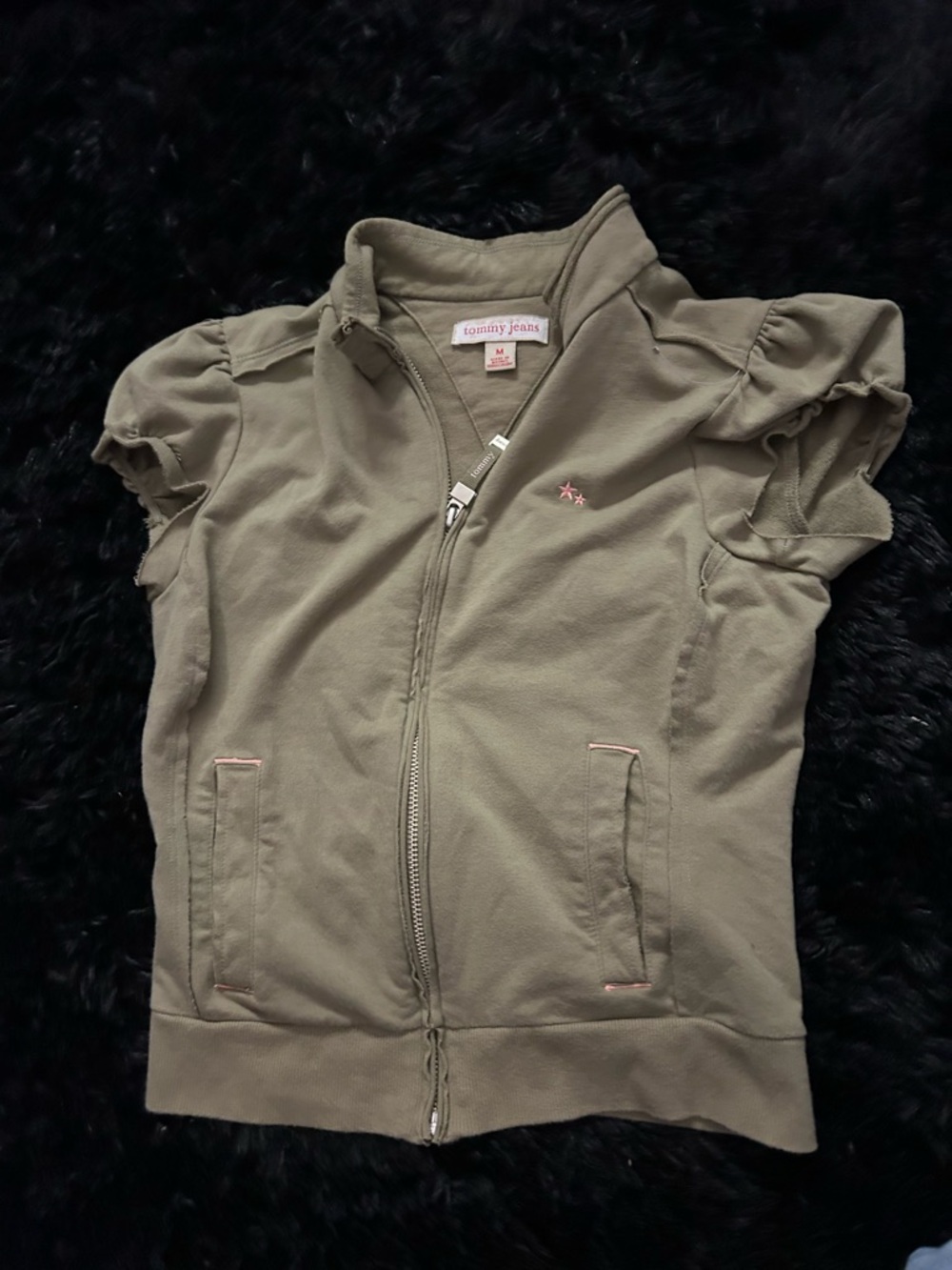Y2k short sleeve jacket